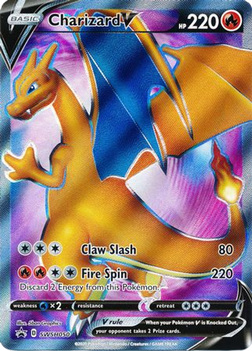 Charizard V - SWSH050 - Full Art Promo