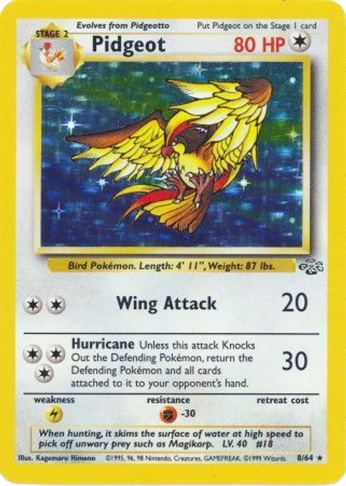Pidgeot - 8/64 - Holo Unlimited
