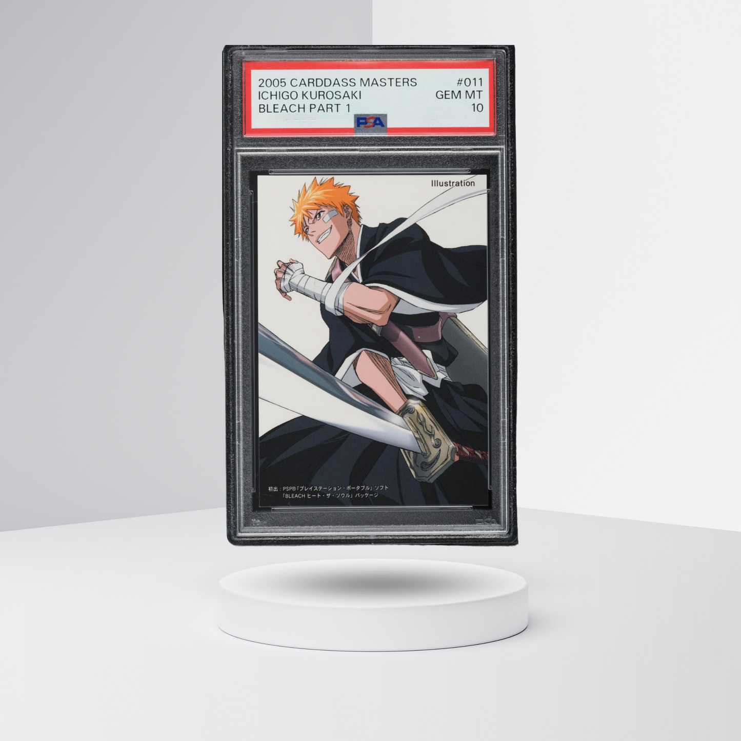 2005 Carddass Masters Bleach Part 1 Ichigo Kurosaki #011 PSA 10 GEM MINT