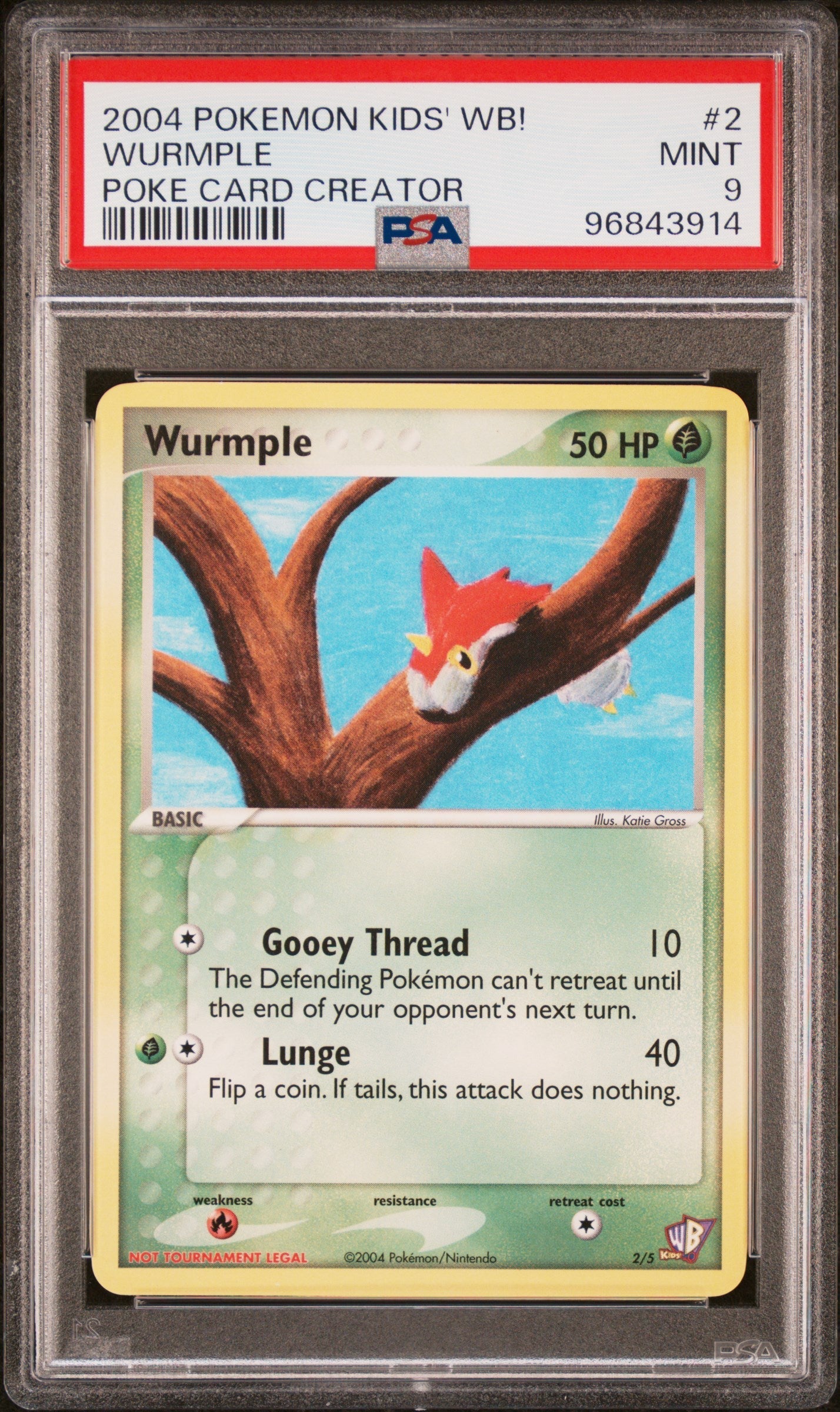 PSA 9 WURMPLE POKE CARD CREATOR