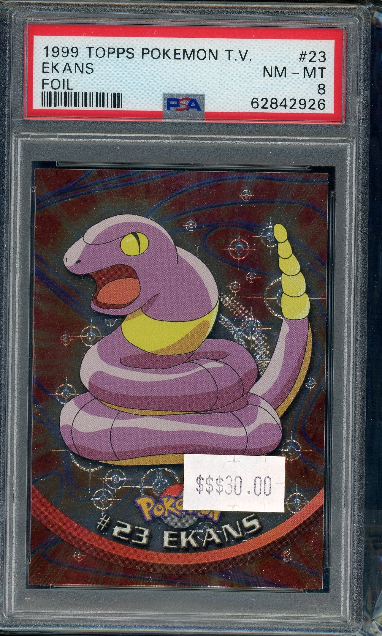 PSA 8 EKANS FOIL