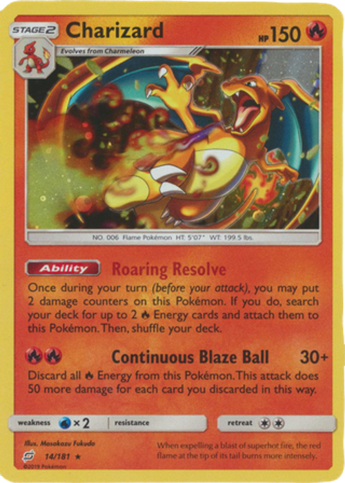 Charizard - 14/181 - Alternate Holo Promo