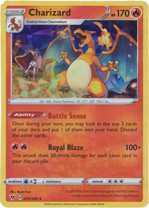 Charizard - 025/185 - Shattered Holo Rare