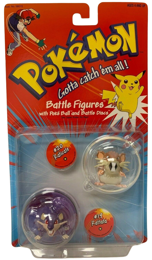 Battle Figures Raticate & Rattata
