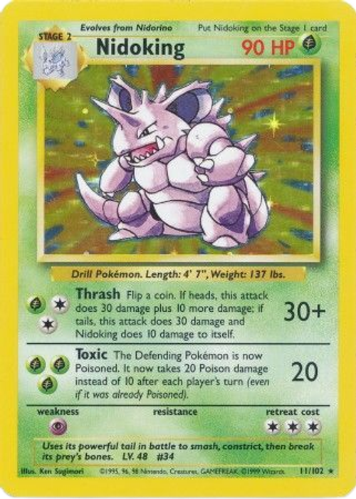 Nidoking - 11/102 - Holo Unlimited