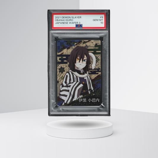 2021 Demon Slayer Wafers Japanese Part 3 Obanai Iguro #9 PSA 10 GEM MINT