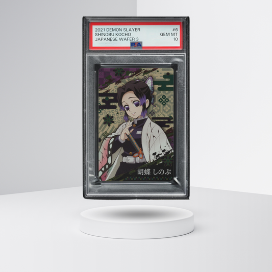 2021 Demon Slayer Wafers Japanese Part 3 Shinobu Kocho #6 PSA 10 GEM MINT