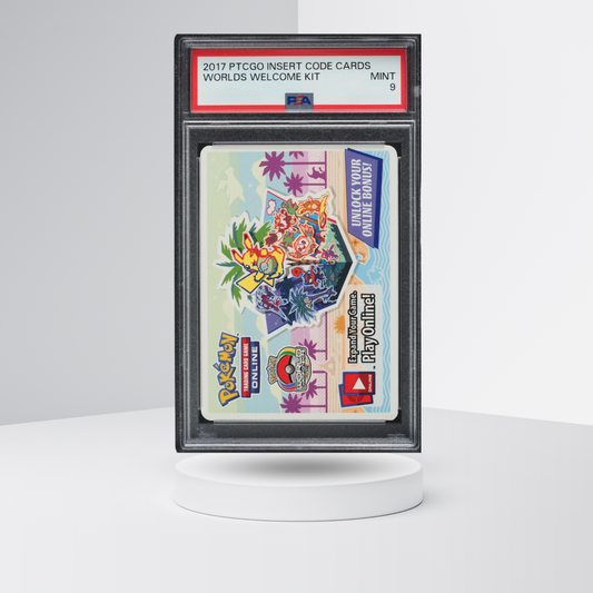 2017 Pokemon TCG Online Insert Code Cards Worlds Welcome Kit PSA 9 MINT