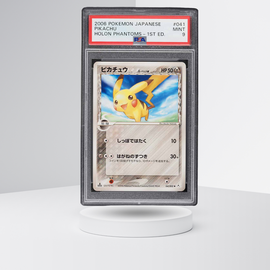 2006 Pokemon Japanese Holon Phantoms 1st Edition Pikachu #41 PSA 9 MINT