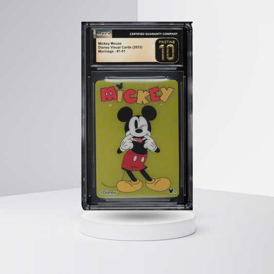 2023 Disney Morinaga Visual Cards Mickey Mouse #1 CGC 10 PRISTINE