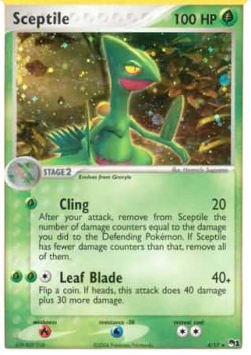 Sceptile - 4/17 - Holo Rare