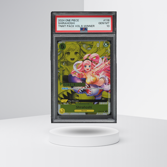 2024 One Piece Tournament Pack Vol.6 Winner Shirahoshi #OP03-116 PSA 10 GEM MINT