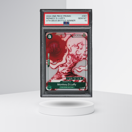 2024 One Piece Promo Uta Deck Battle-Winner Monkey D. Luffy #61 PSA 10 GEM MINT