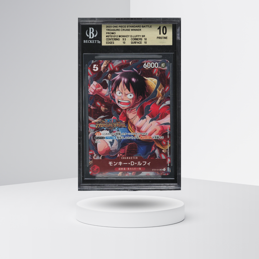 2023 One Piece Standard Battle Treasure Cruise Winner Monkey D. Luffy BGS 10