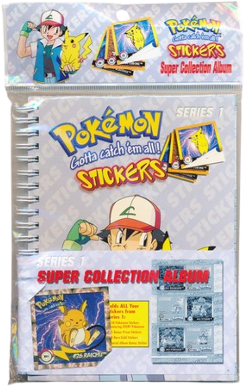 Pokemon Stickers Super Album Series 1