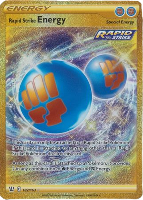 Rapid Strike Energy - 182/163 - Secret Rare
