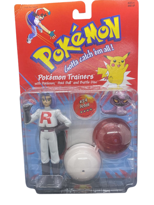 Pokemon Trainer James Team Rocket Arbok Vintage