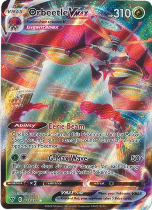 Orbeetle VMAX - 021/185 - Ultra Rare