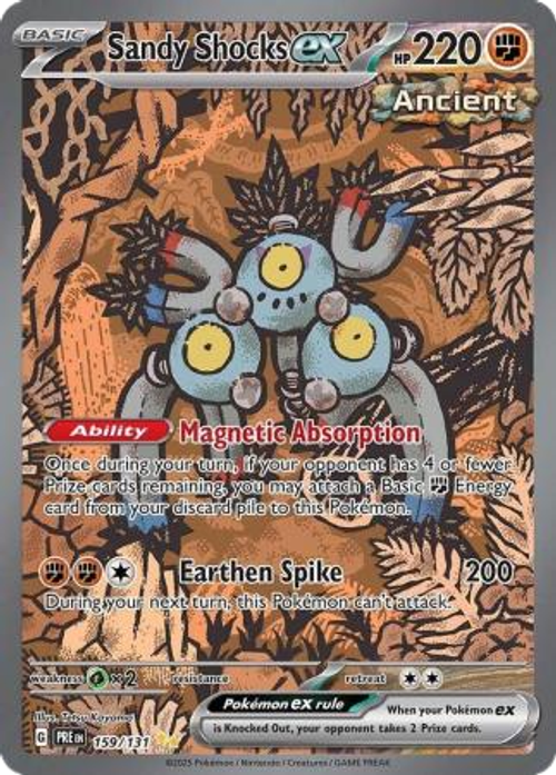 Sandy Shocks ex - 159/131 - Special Illustration Rare