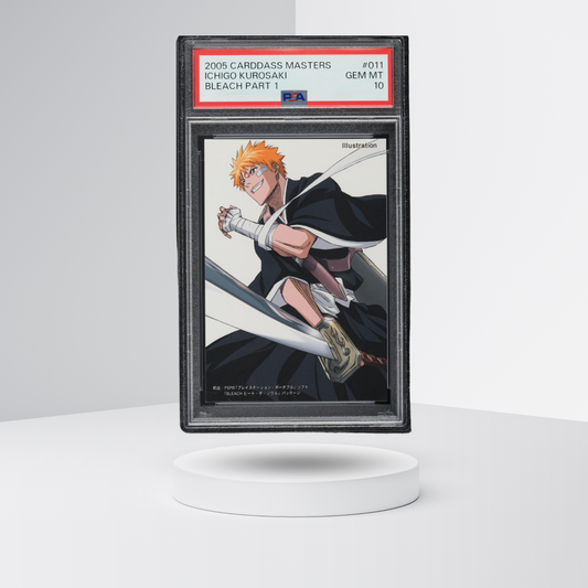 2005 Carddass Masters Bleach Part 1 Ichigo Kurosaki #011 PSA 10 GEM MINT
