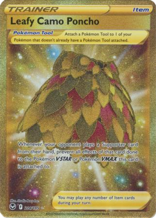 Leafy Camo Poncho - 214/195 - Secret Rare