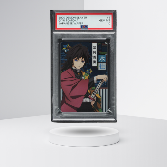 2020 Demon Slayer Wafers Japanese Giyu Tomioka #5 PSA 10 GEM MINT
