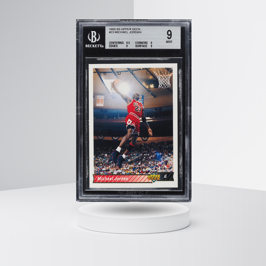 1992 Upper Deck Basketball Michael Jordan #23 BGS 9 MINT