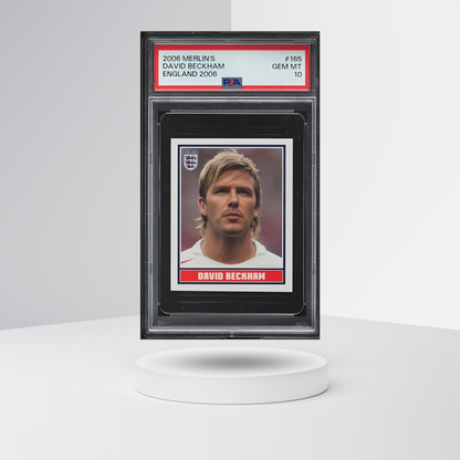 2006 Merlin's England '06 David Beckham #165 PSA 10 GEM MINT pop 1 of 3