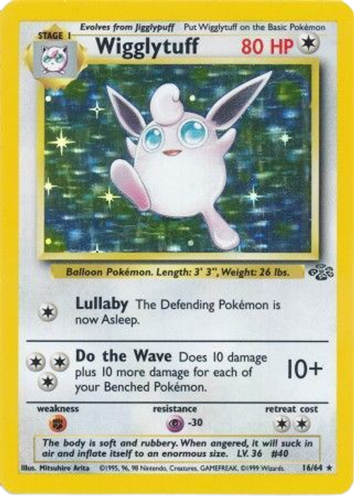 Wigglytuff - 16/64  - Holo Unlimited