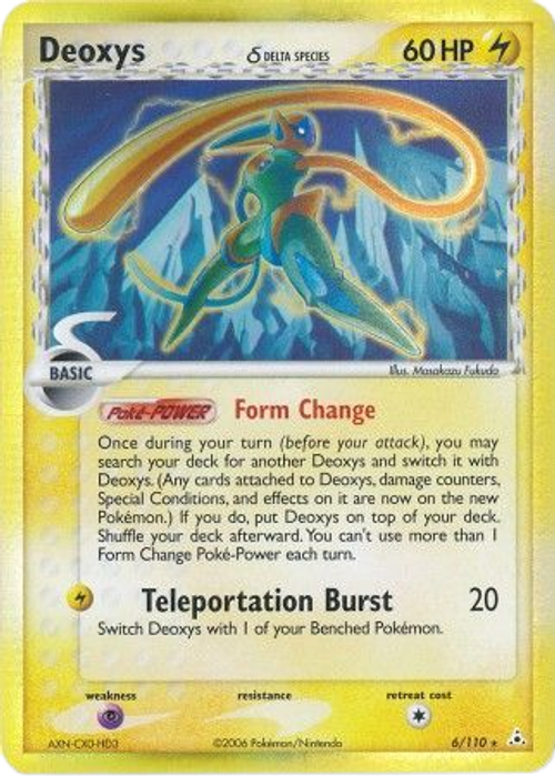 Deoxys (Speed)(Delta Species) - 6/110 - Holo Rare