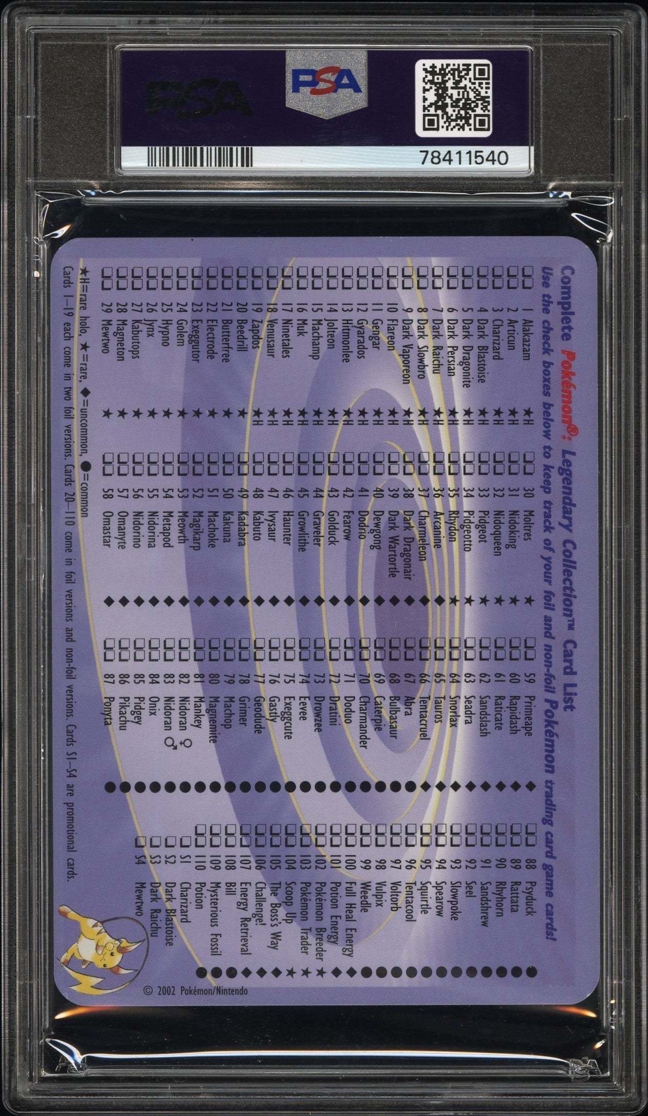PSA 8 CHARIZARD BOX TOPPER