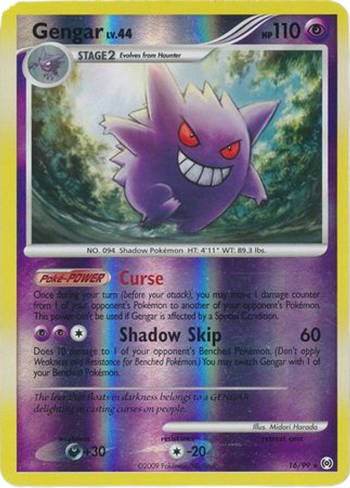 Gengar - 16/99 - Rare Reverse Holo