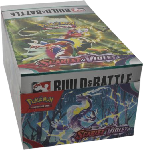 Display of 10 Scarlet & Violet Build & Battle