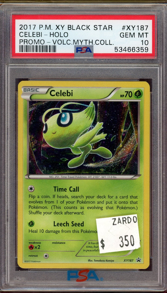 PSA 10 CELEBI-HOLO PROMO-VOLC.MYTH.COLL.
