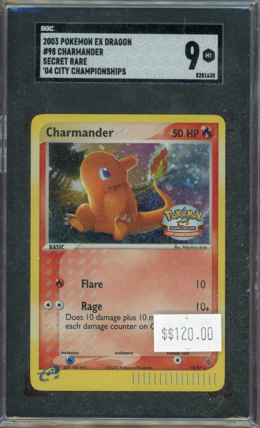 SGC 9 CHARMANDER SECRET RARE
