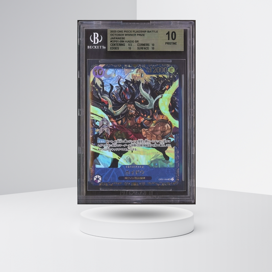 2023 One Piece Flagship Battle October Winner Japanese Kaido BGS 10 PRISTINE