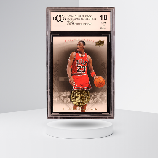 Michael Jordan 2009-10 Upper Deck Michael Jordan Legacy Collection Gold #12 (BCCG 10)