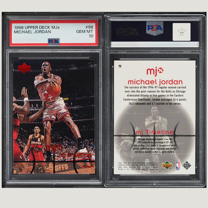 1998 Upper Deck MJx Michael Jordan #98 PSA 10 GEM MINT -  1 of 14
